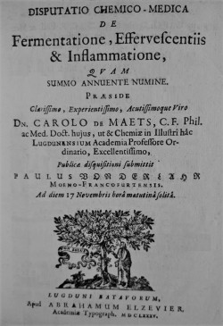 3- Von der Lahr - Disutatie chemico-medica de fermentatione